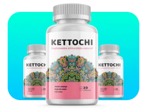 Kettochi es un suplemento alimenticio natural diseñado para apoyar el control de los niveles de glucosa, especialmente indicado para personas que buscan gestionar la diabetes de manera complementaria y saludable en Colombia. Formulado con ingredientes como cúrcuma, espirulina, fibra de avena, guayaba, nopal y hojas de morera, este producto ofrece una solución innovadora que promueve la estabilización de la glucemia, mejora el metabolismo y aumenta la energía diaria.